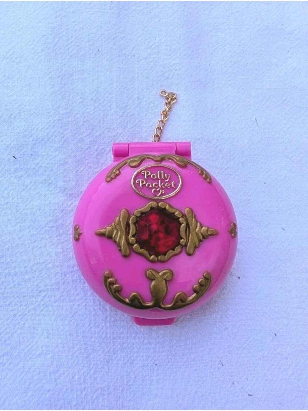 Vintage Polly Pocket Jeweled Palace Ruby Eastern Paradise Compact Only. No Dolls